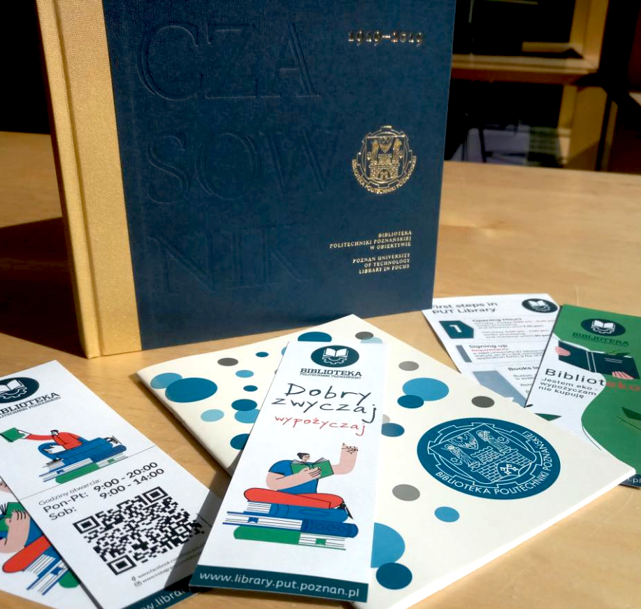 Informationsbroschüren der Bibliothek der Technischen Universität Posen