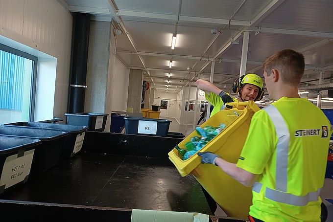 Probe zum Handklauben vorbereiten