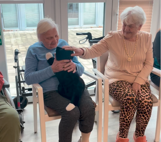 Teilnehmerin mit Robocat