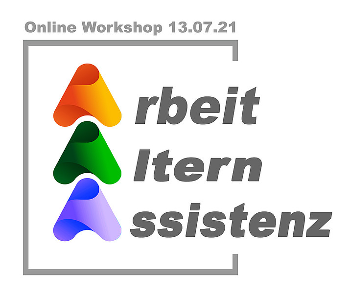 Logo Arbeit, Altern, Assistenz für 13.07.21