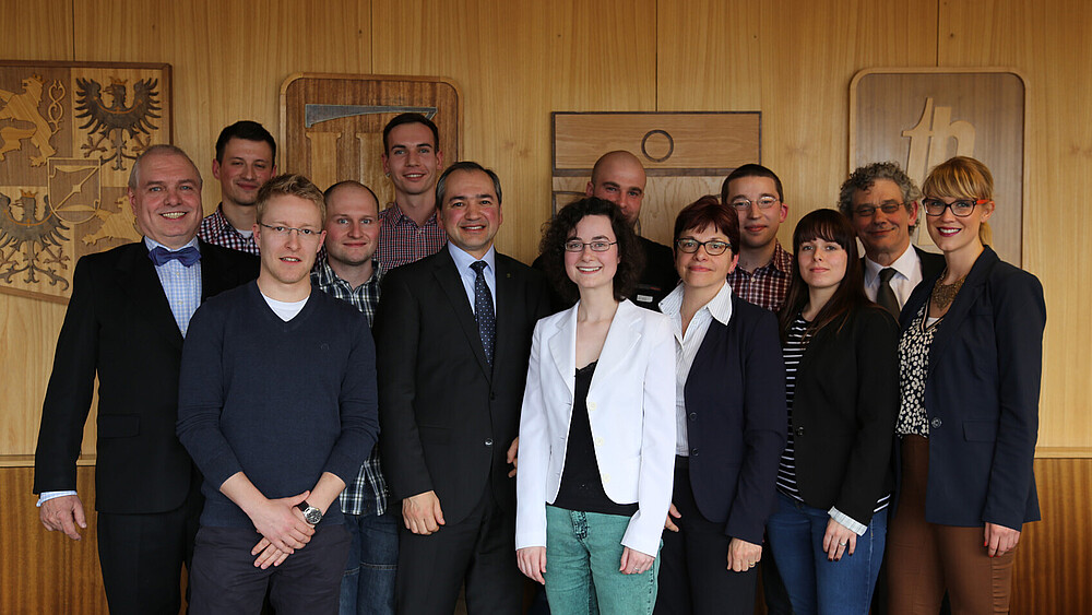 Begegnung zwischen Studierenden und Förderern zum gegenseitigen Kennenlernen