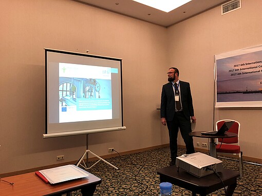 Torsten Klette während seines Vortrages