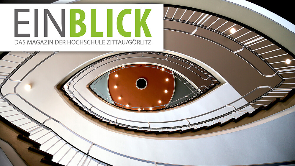 Titelbild des Hochschulmagazin "EINBLICK" - Ausgabe 2017/2