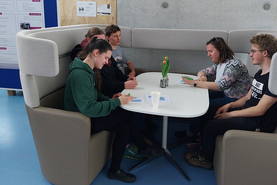 Studierende bewerten die Ausstellungsstücke