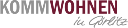 Logo mit den Schriftzug "Komm Wohnen in Görlitz"
