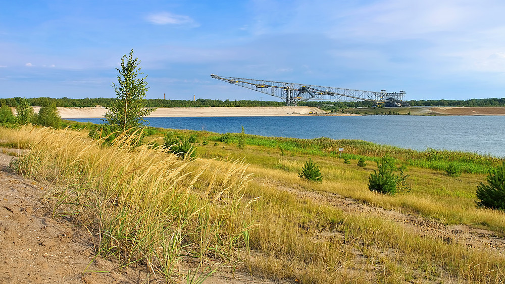 Förderbrücke F60 im Lausitzer Seenland