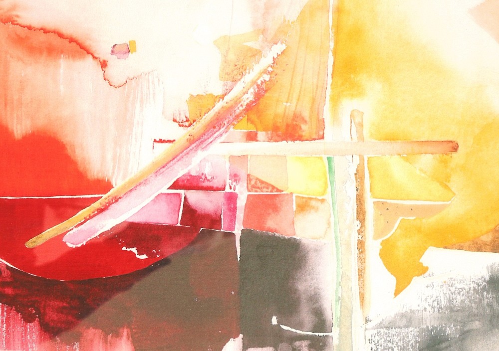 Ausschnitt aus Aquarell von Helga Pilz