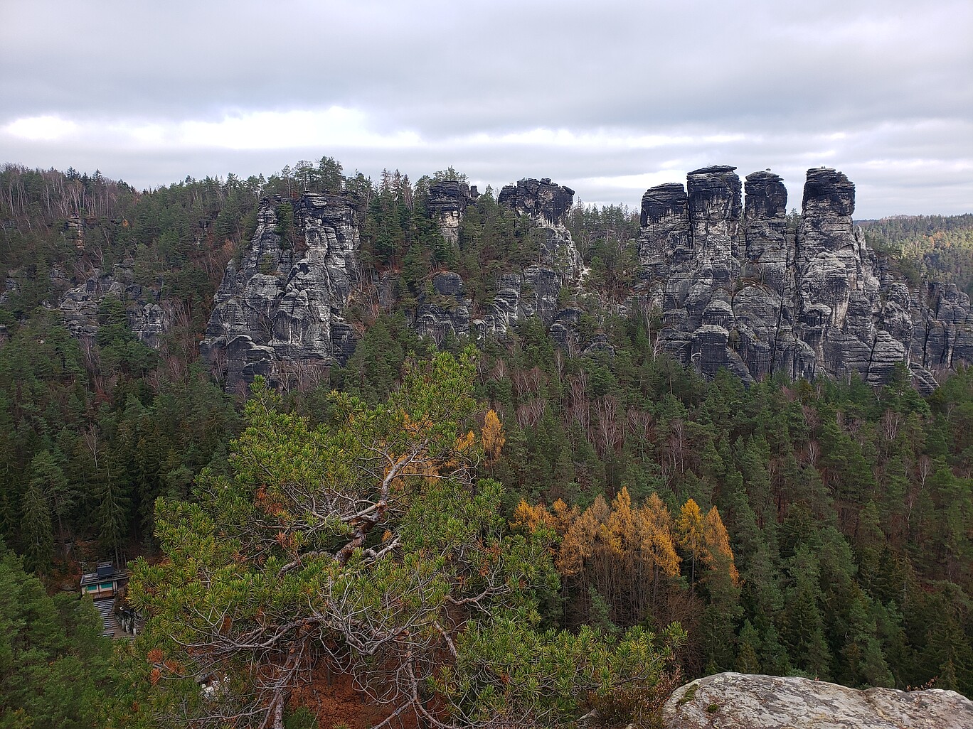 Bergkette der Sächsischen Schweiz
