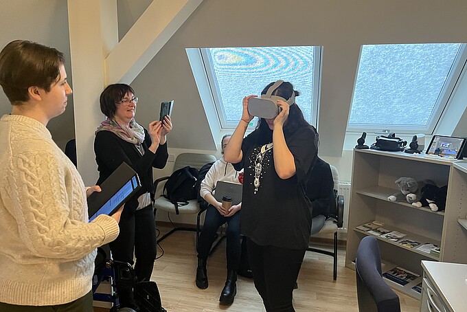 Eindrücke vom Laborbesuch