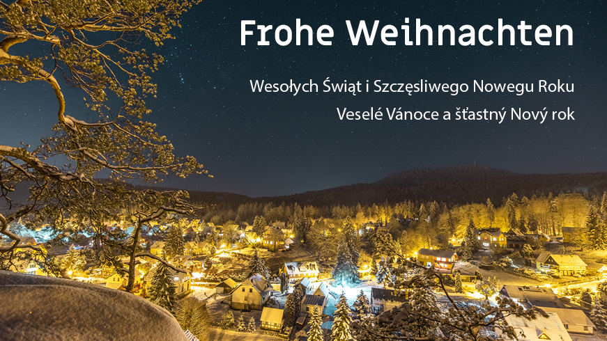 Abendliche Winterlandschaft