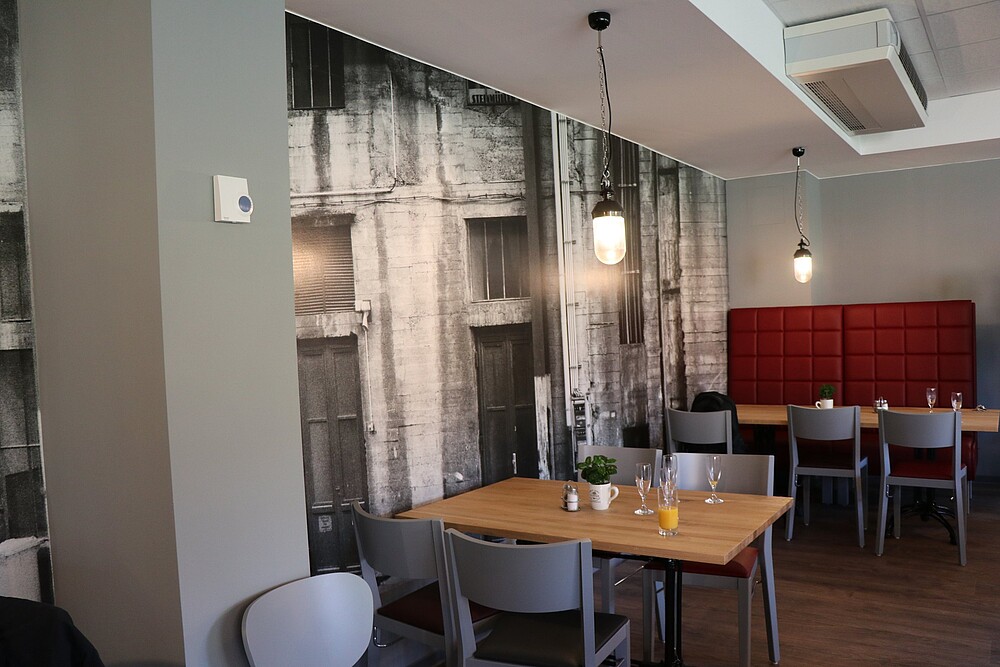 Originelles Design in der Mensa Mahlwerk.