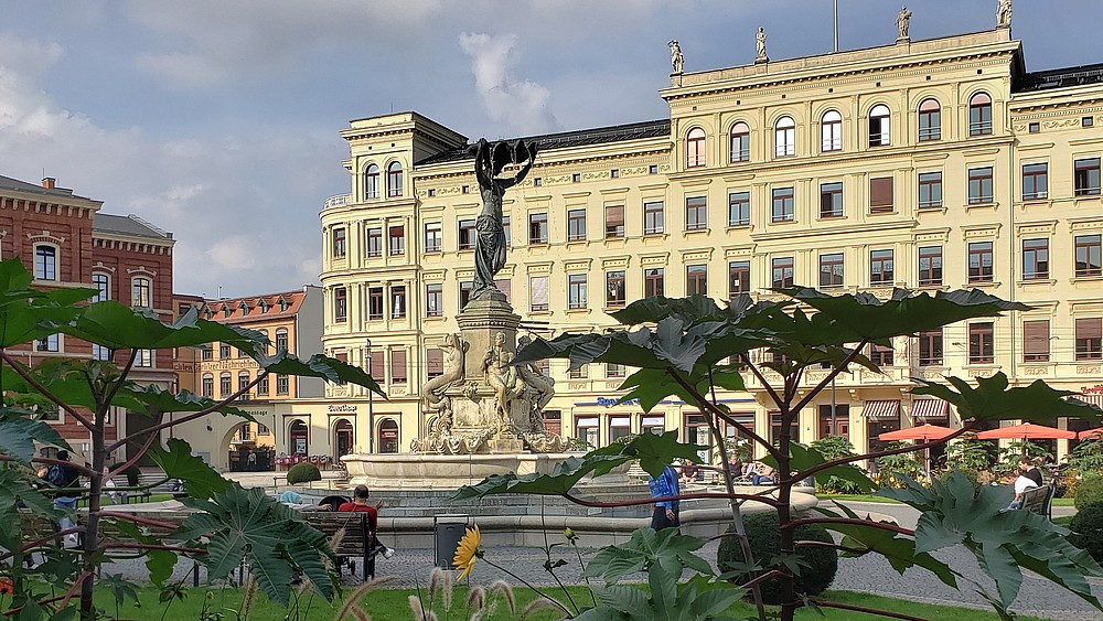 Blick auf den Görlitzer Postplatz