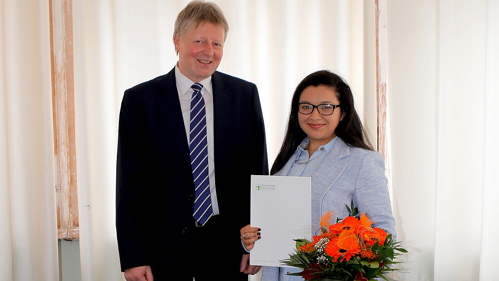 Frau Peña überzeugte mit ihren Leistungen.
