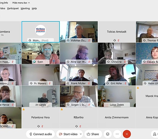 Teilnehmende des Deponie-Workshops 2020 (Bild: Jan Šembera)