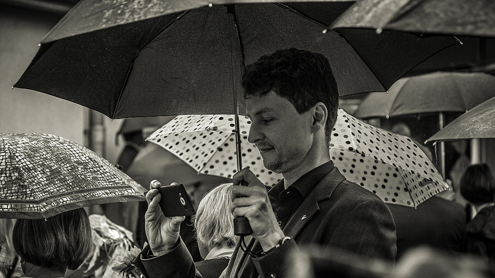 Kai Grebasch bei der Arbeit