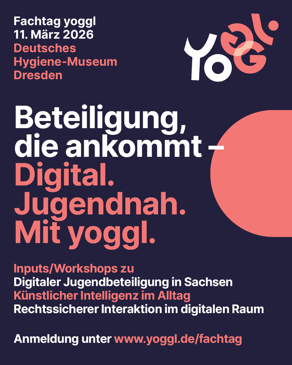 Plakat der Veranstaltunmg Beteiligung die ankommt