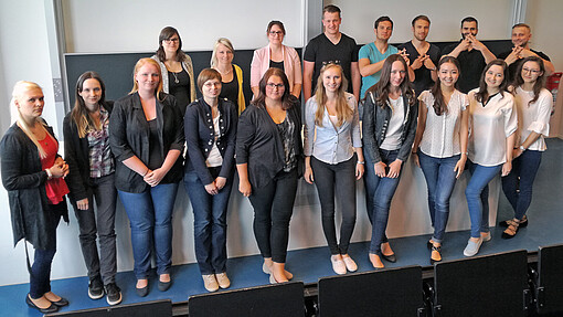 Studierende des 6. Semesters des Studiengangs Betriebswirtschaftslehre