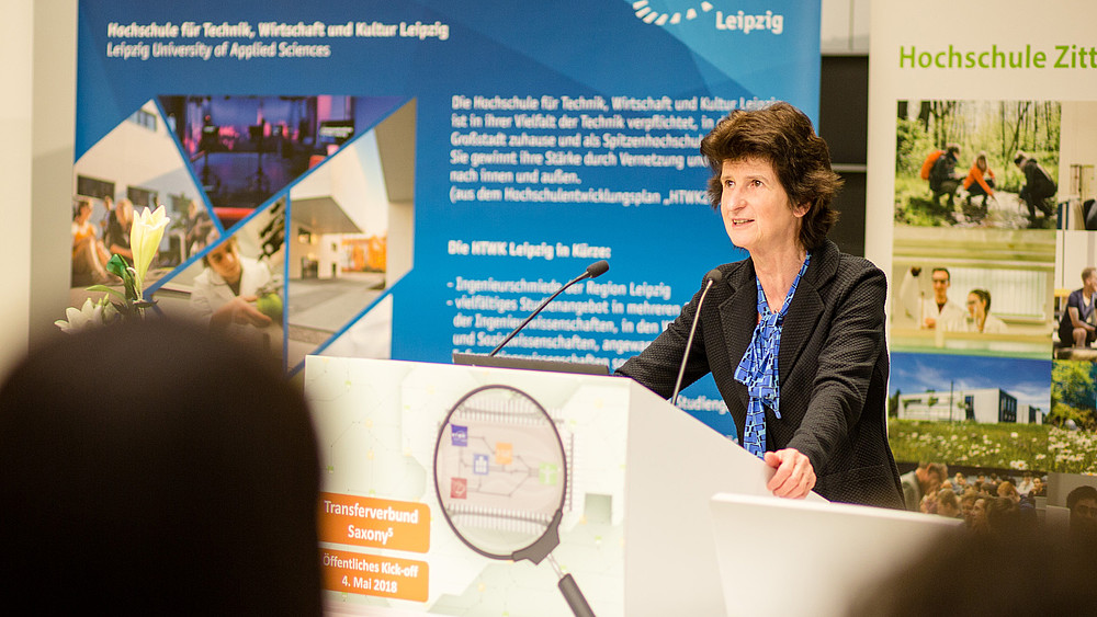 Sächsische Staatsministerin für Wissenschaft und Kunst Dr. Eva-Maria Stange