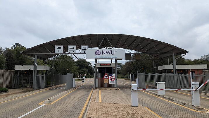 Eingangstor North-West Universität in Potchefstroom