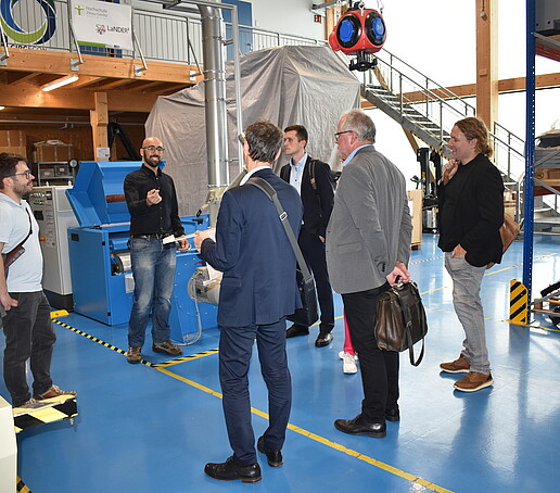 Besuch des LaNDER-Forschungstechnikums