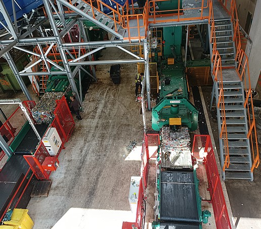 gepresster Ballen - Produkt zur Verwertung