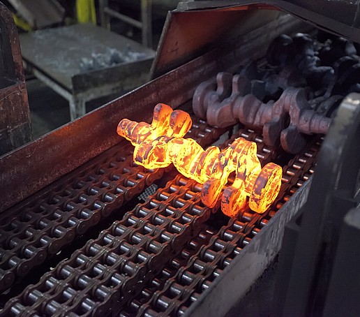 Geschmiedete Kurbelwelle