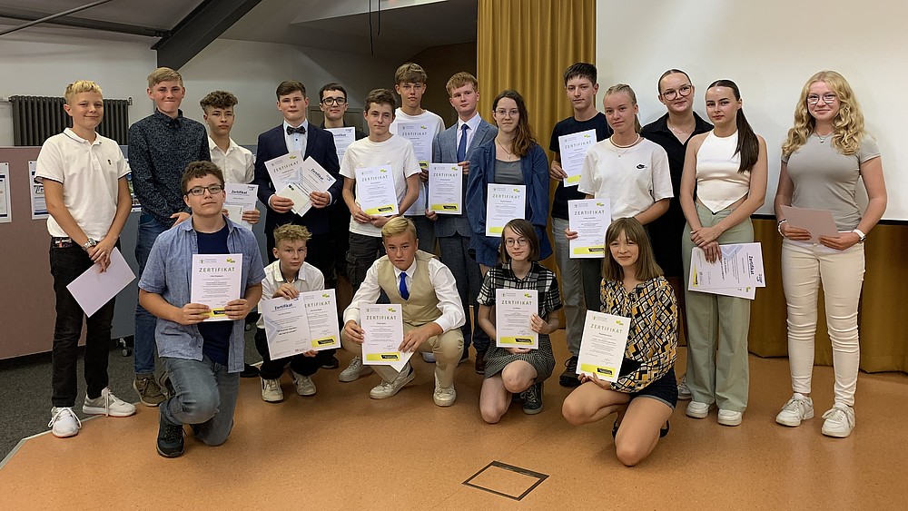 Schülerinnen und Schüler des Geschwister-Scholl-Gymnasiums