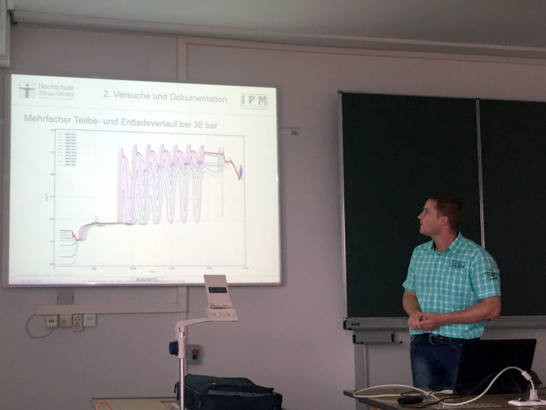 Clemens Schneider bei seiner Präsentation